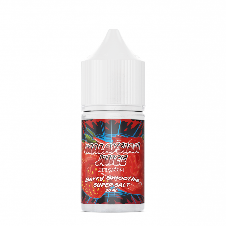 Жидкость Malaysian Juice Super Salt - Berry Smoothie (Смузи из Клубники и Земляники) 30 мл