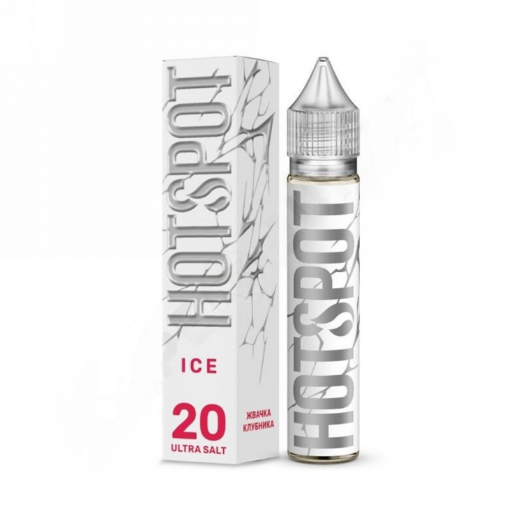 Жидкость HOTSPOT Ice Ultra Salt - Жвачка Ледяная Клубника 30 мл (20 Ultra)