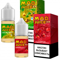 Жидкость Mad Juice light Salt - Охлаждённый Энергетик 30 мл (20 мг)