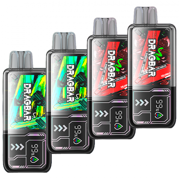 Одноразовая электронная сигарета Dragbar 8500 - Клубника Киви