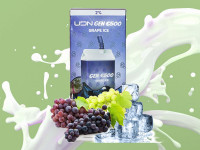 Одноразовая электронная сигарета UDN GEN 6500 - Grape Ice (Виноград Лёд)