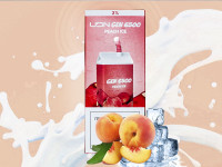 Одноразовая электронная сигарета UDN GEN 6500 - Peach Ice (Персик Лёд)