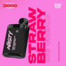 Одноразовая электронная сигарета Nasty Fix & Go (3000) - Strawberry Ice cream (Клубничное мороженое)